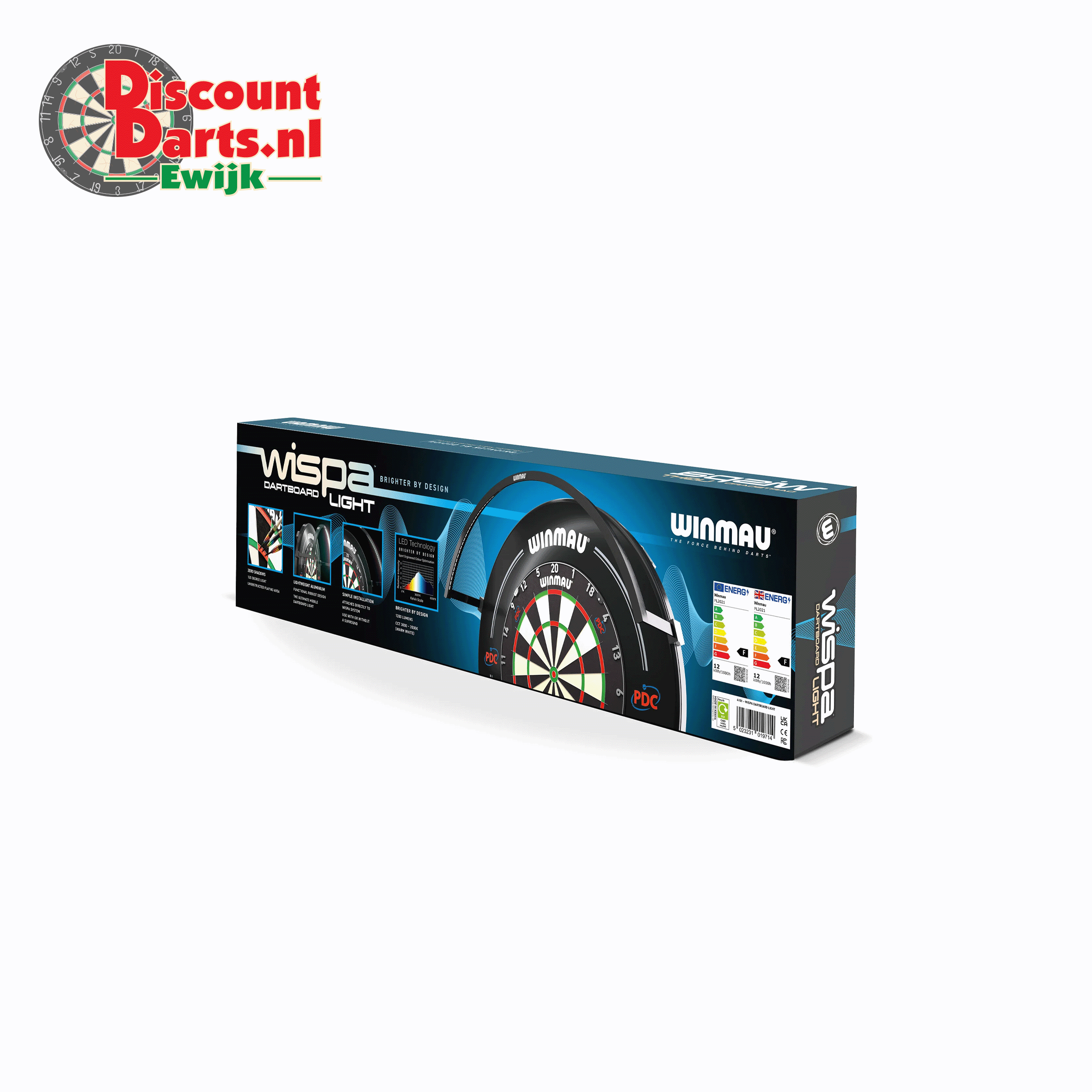 Winmau Wispa Dartbordverlichting