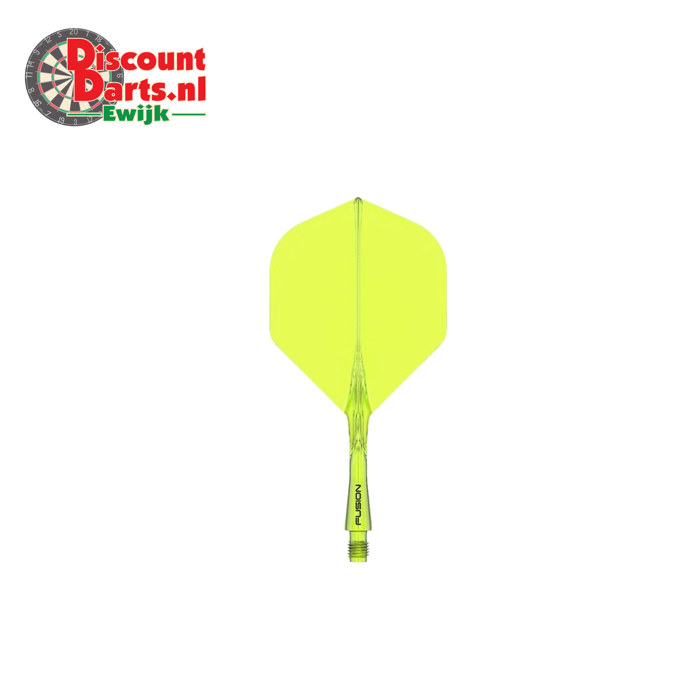 Fusion Integrated Flight & Shaft Neon Yellow