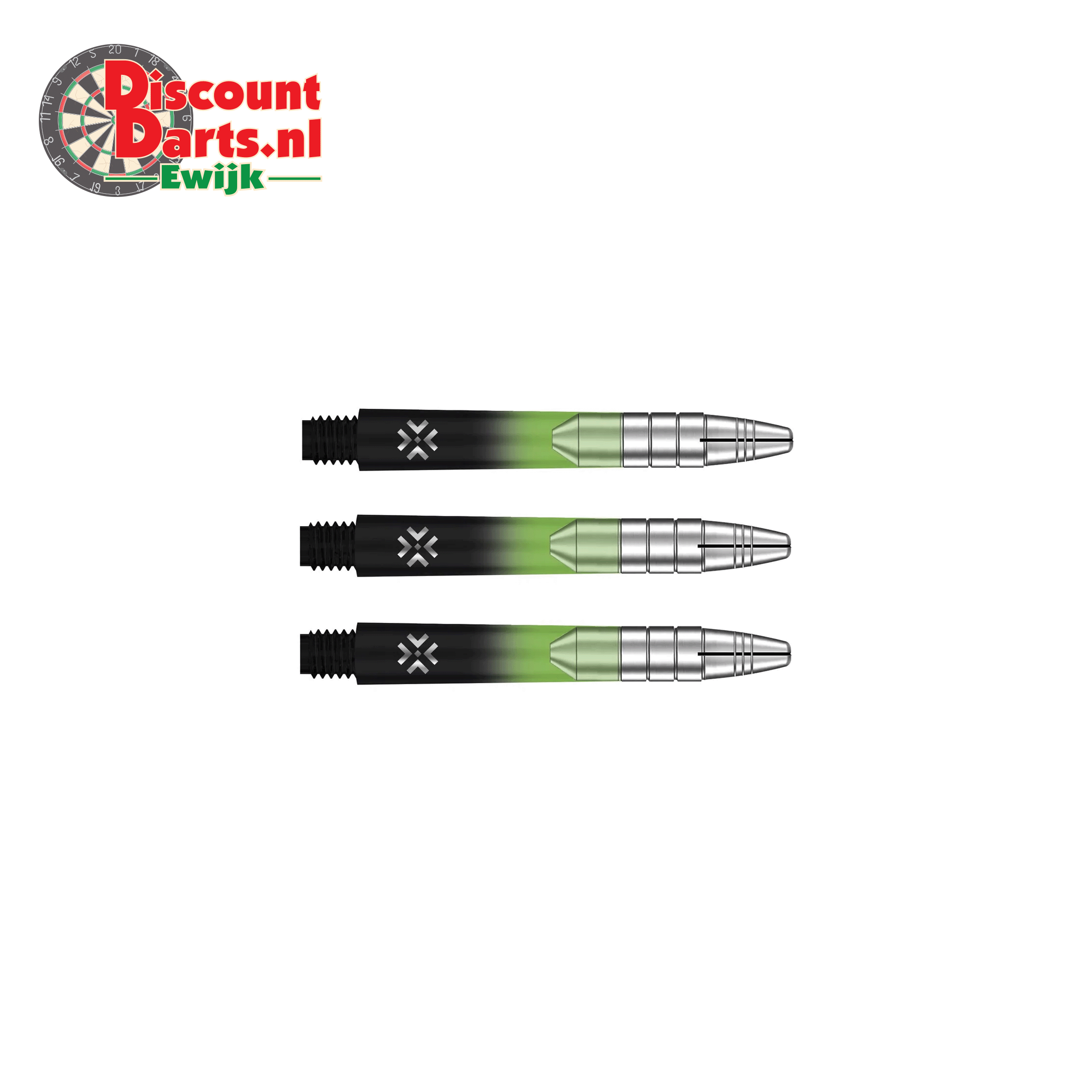 Aluminium Silver Head Black & Green