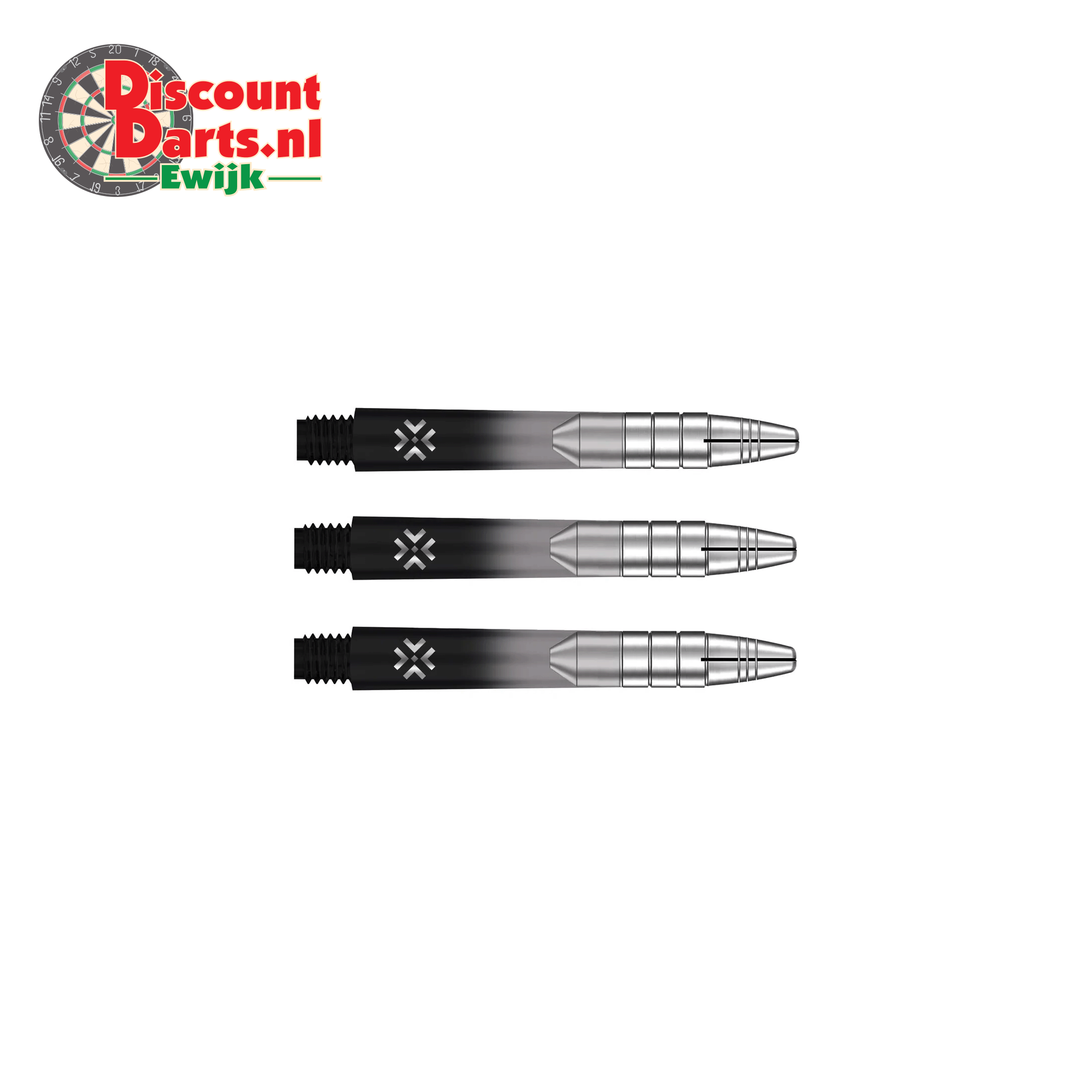 Aluminium Silver Head Black & Grey