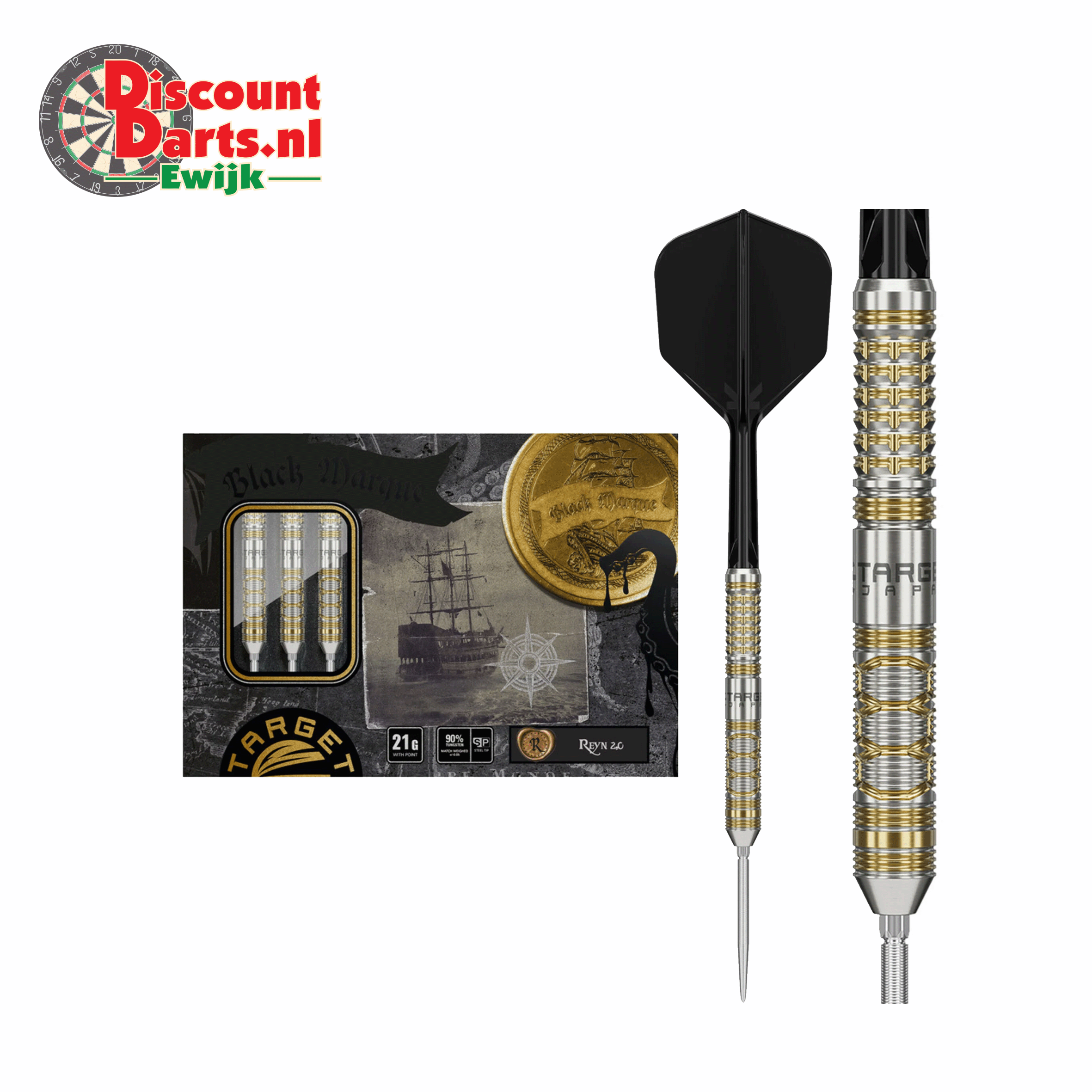 Black Marque Lite Reyn | G2 | Swiss Point 90% | 21 Gram