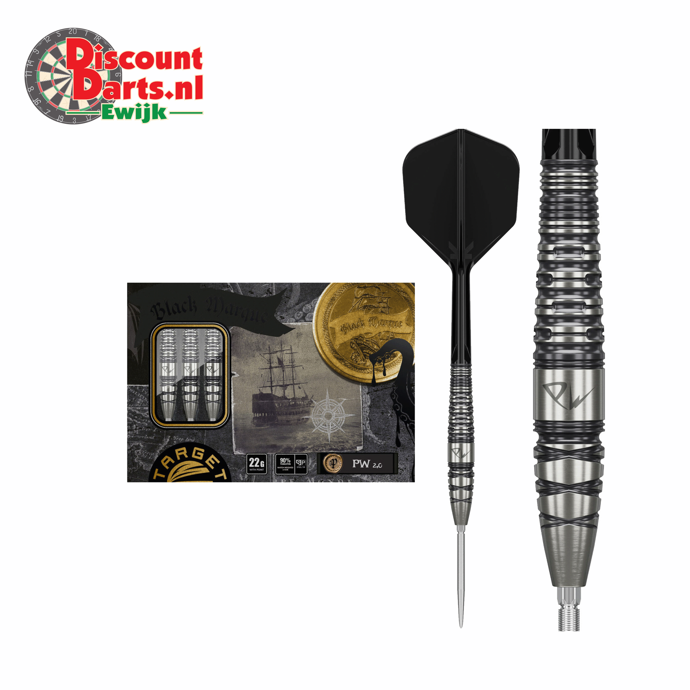 Black Marque PW | 2.0 | Swiss Point 90% | 22 Gram