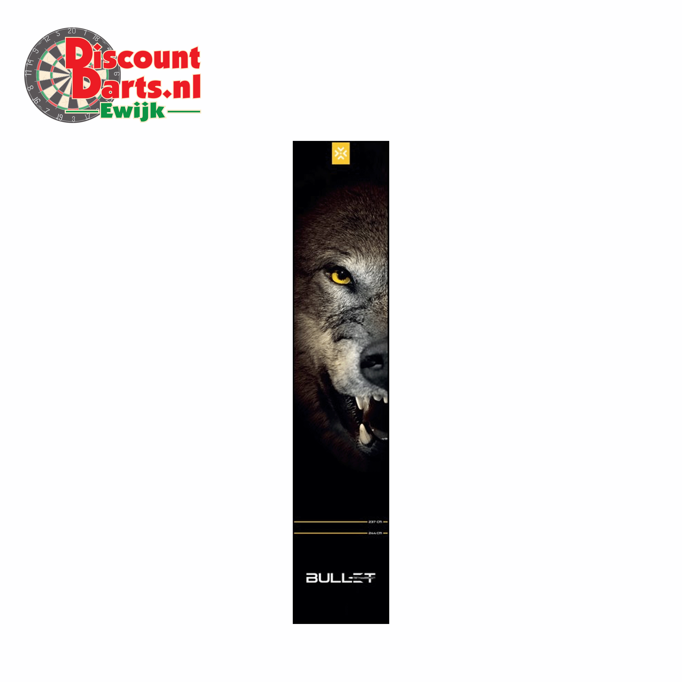 Bullet Carpet Fang Dartmat 300 x 60