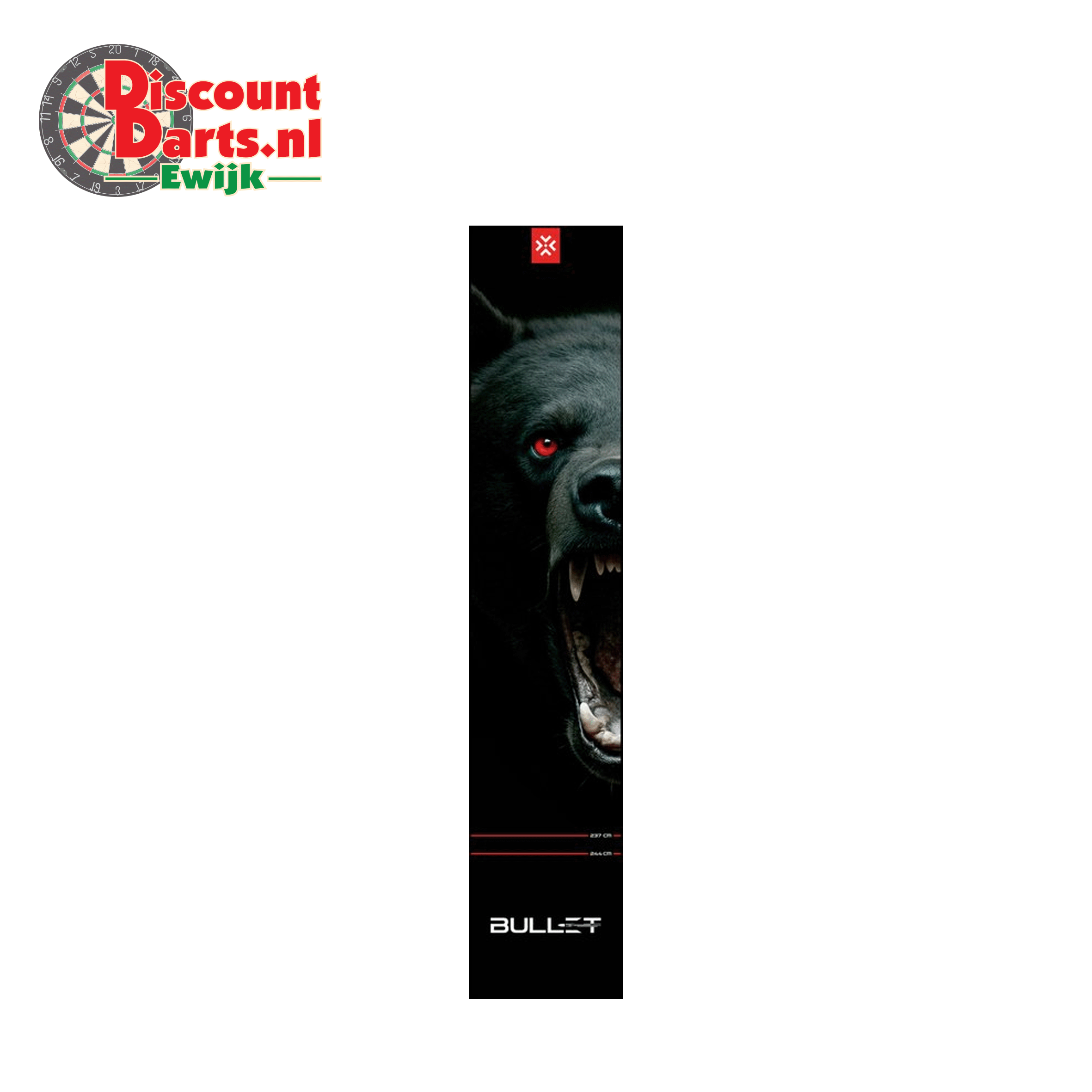 Bullet Carpet Shred Dartmat 300 x 60