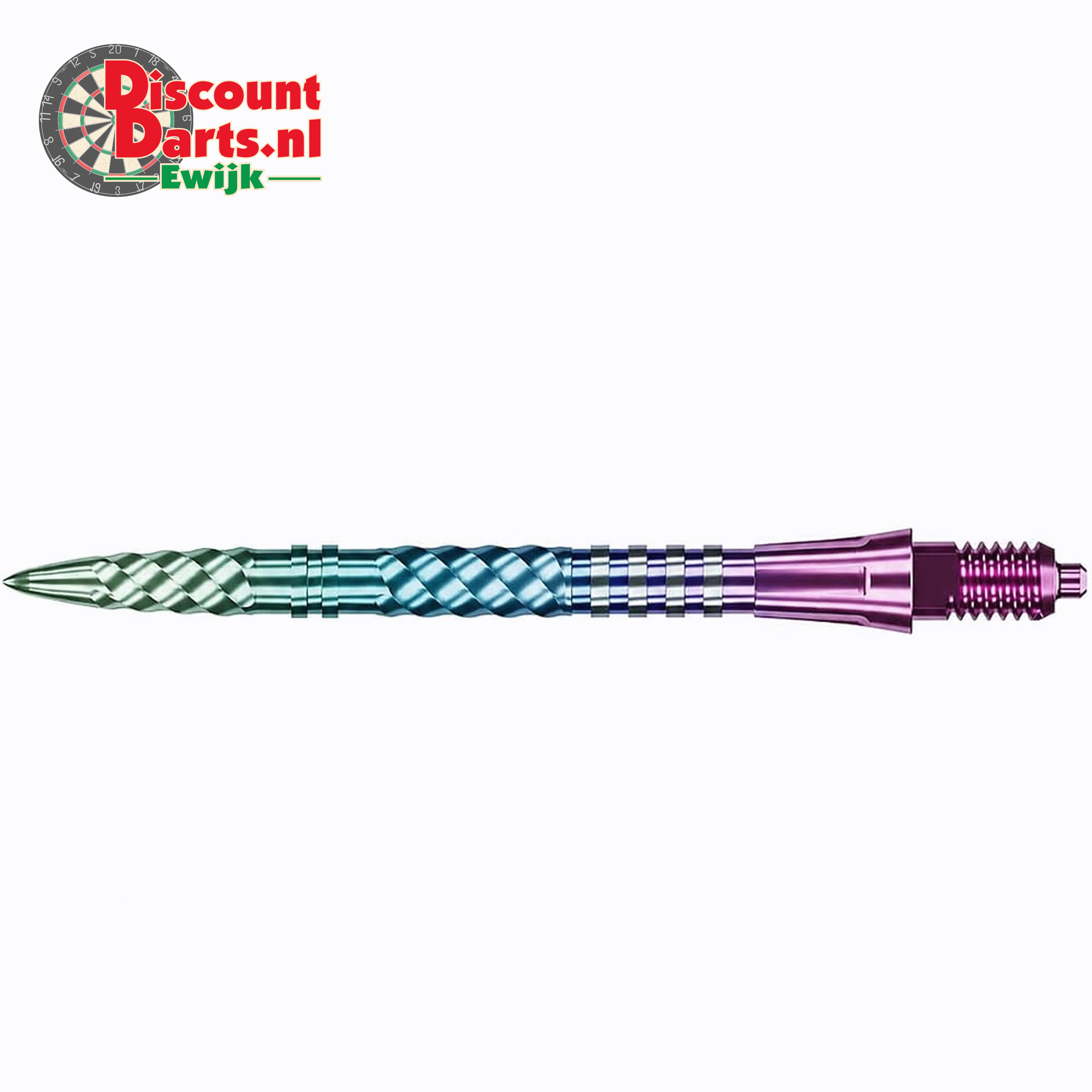 Caliburn EZ-EVO Dart Points Helix Groove Rainbow