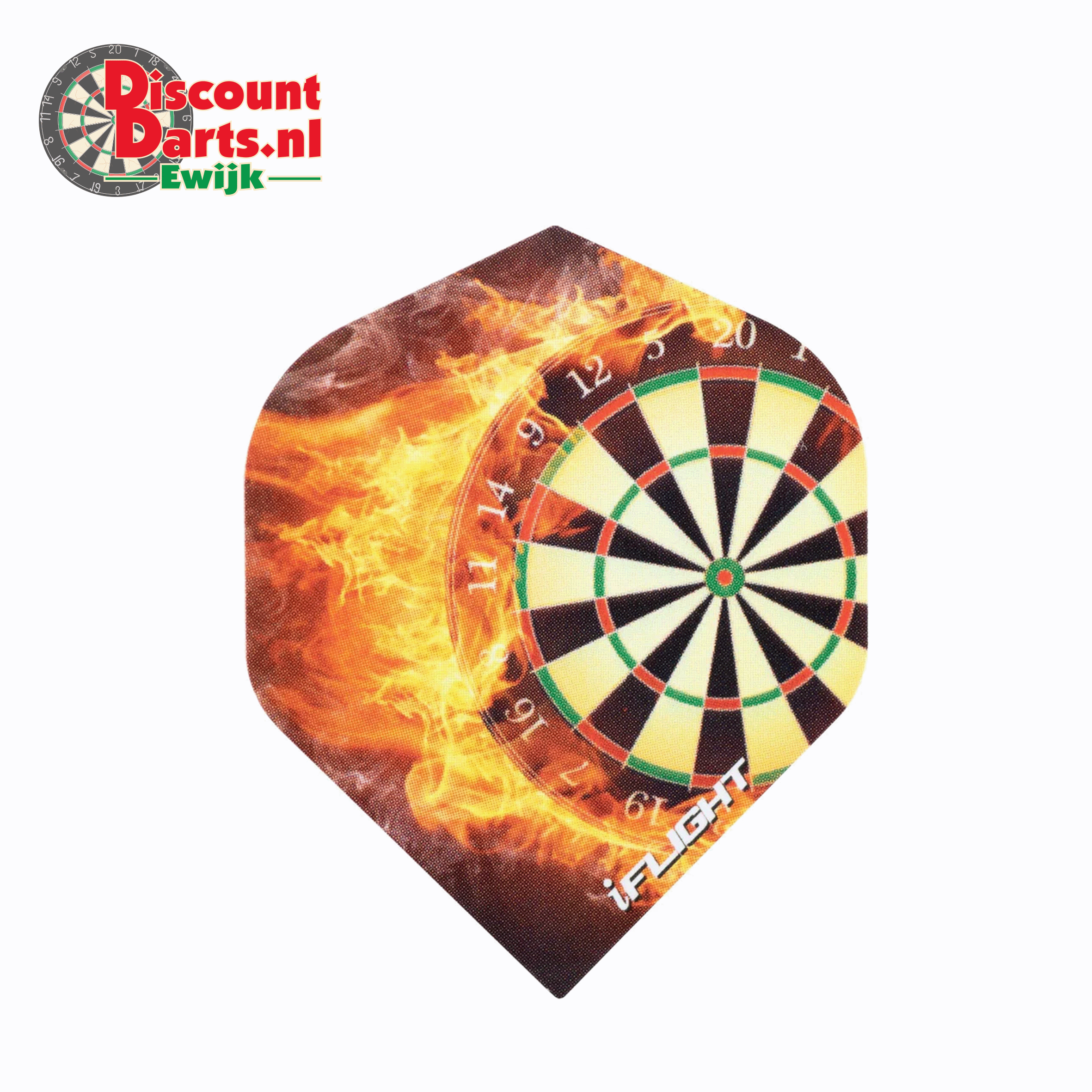 Flaming Dartboard
