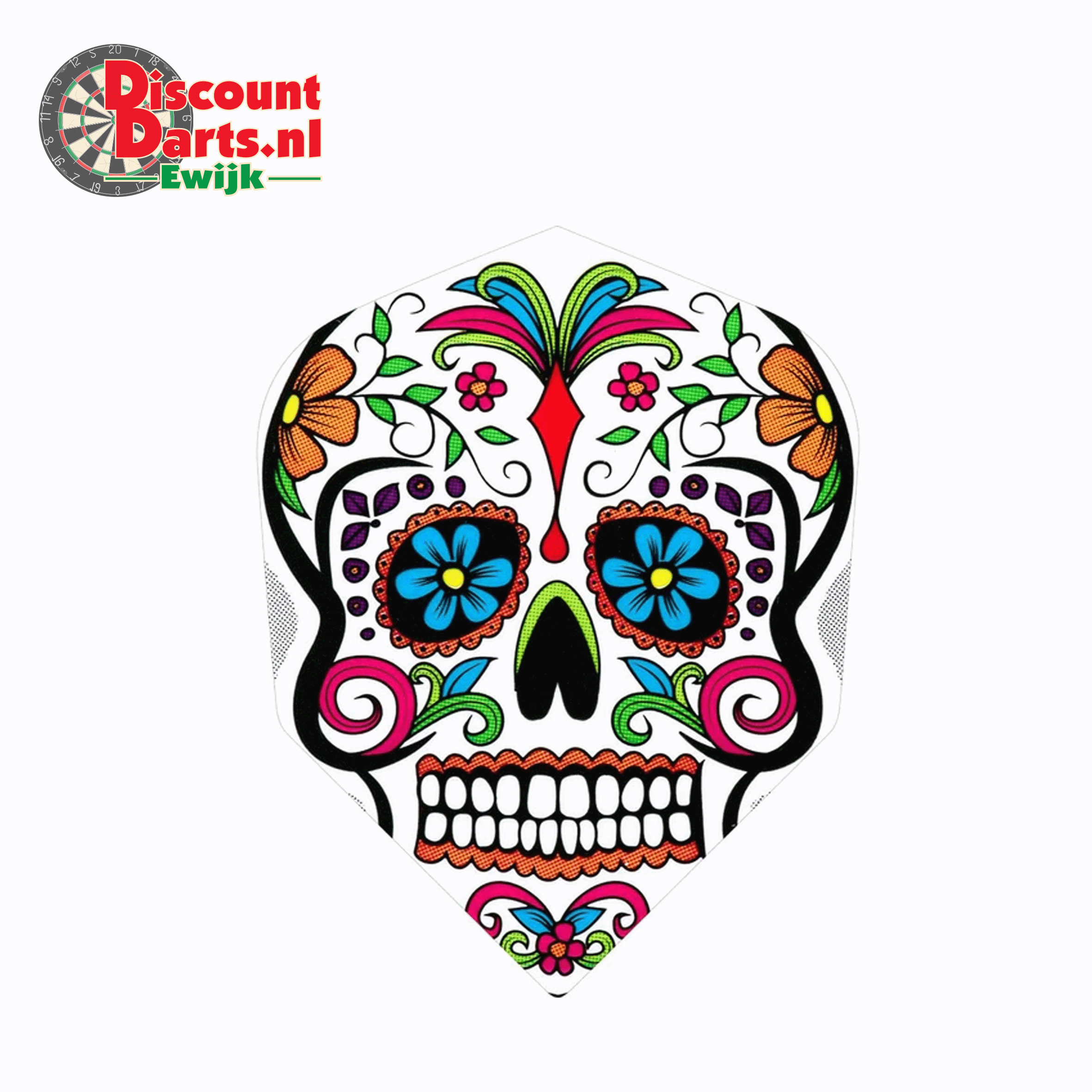 Flowered Skull