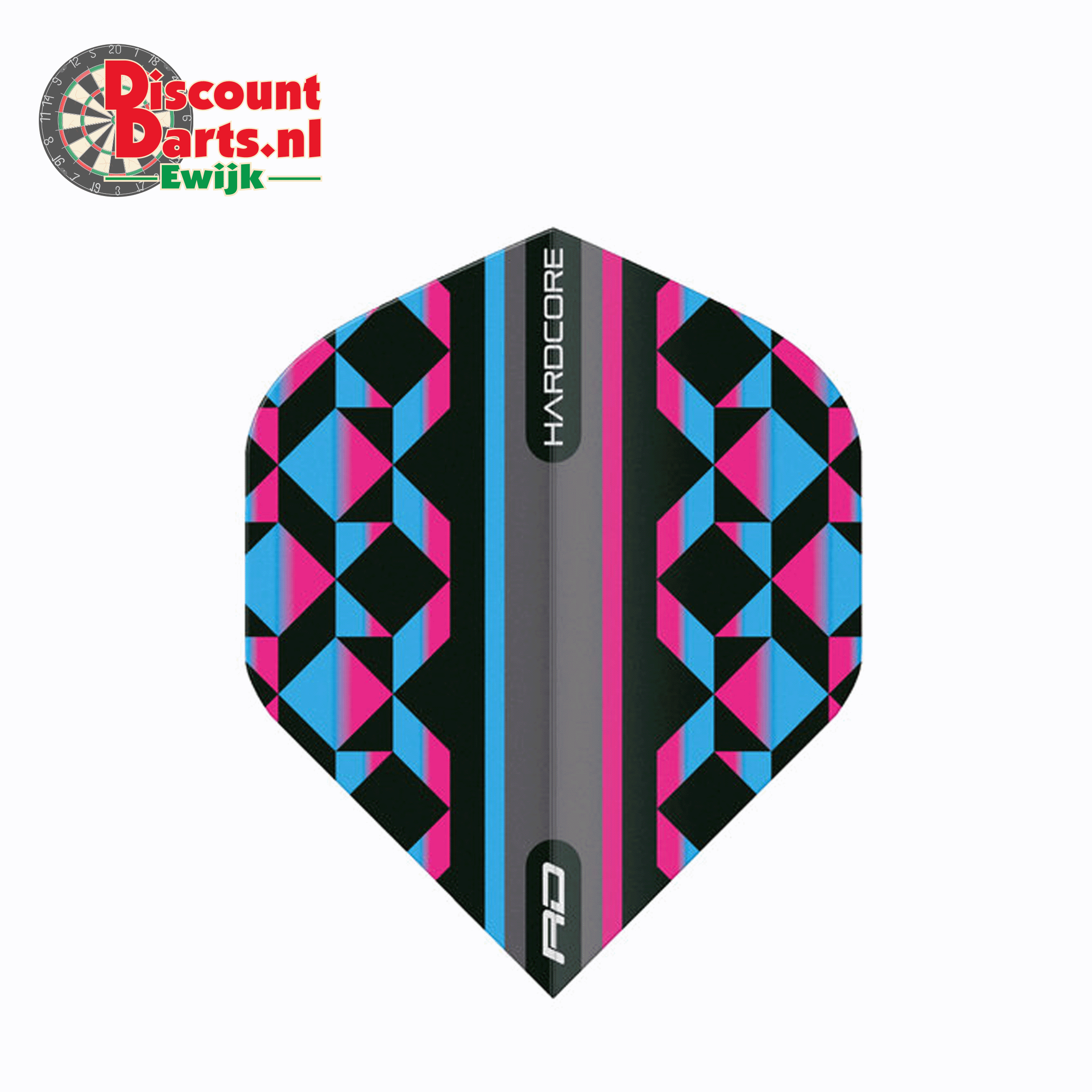 Hardcore | Radical | Pink | Blue | Black | Geometric  
