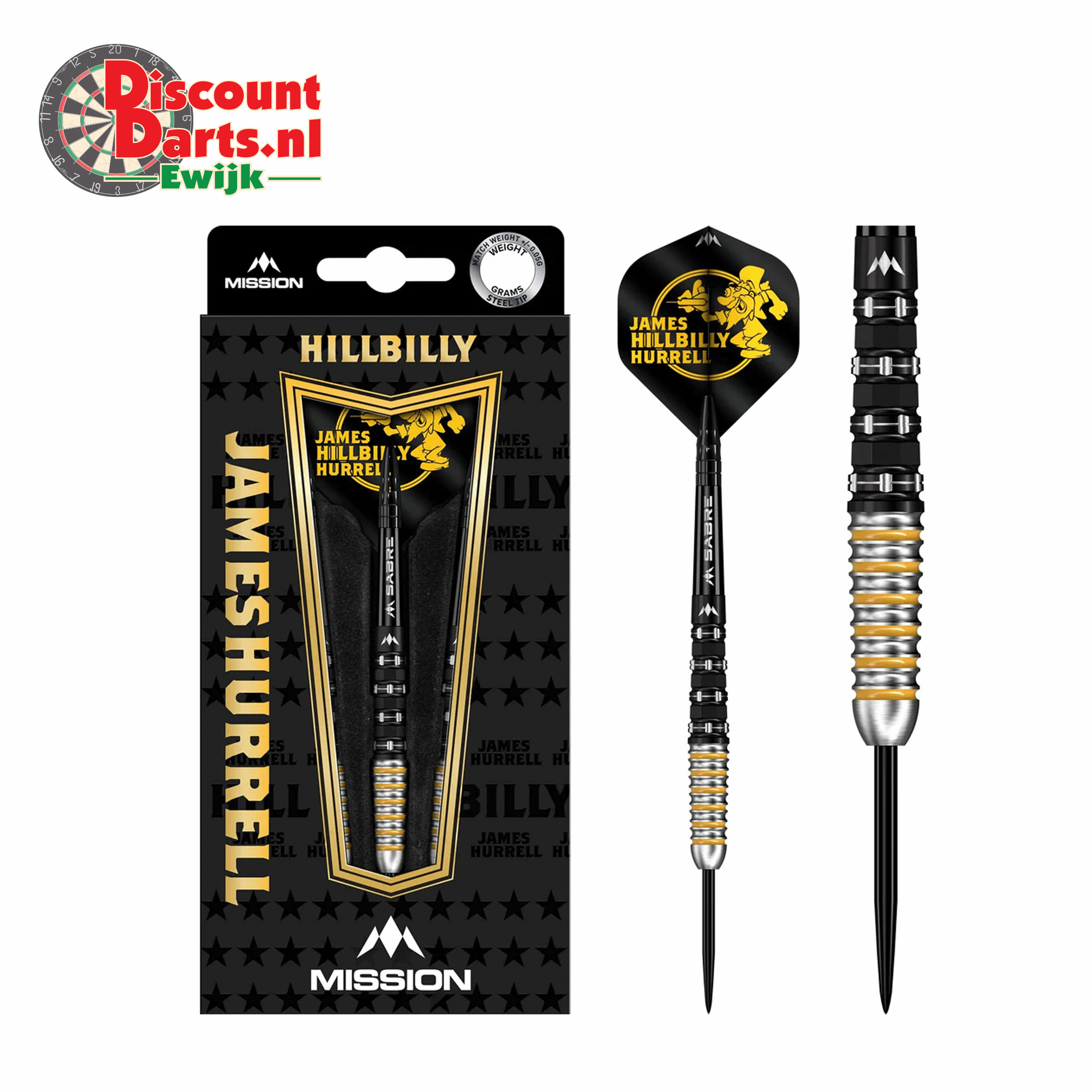 James Hurrell | 95% |  V2 | Black PVD & Yellow | 24 Gram 