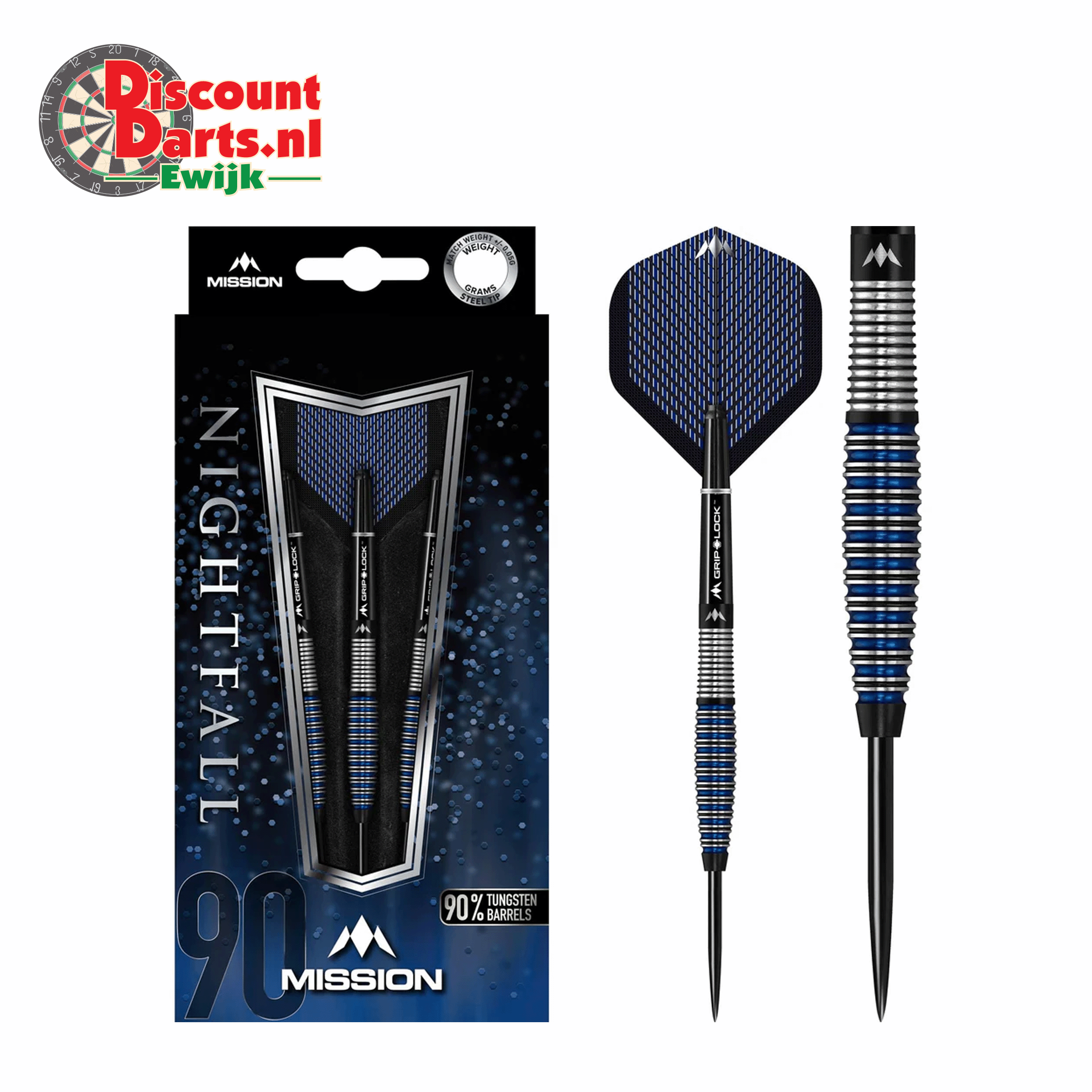 Nightfall Darts | Steel Tip | M4 | Curved | 26 Gram