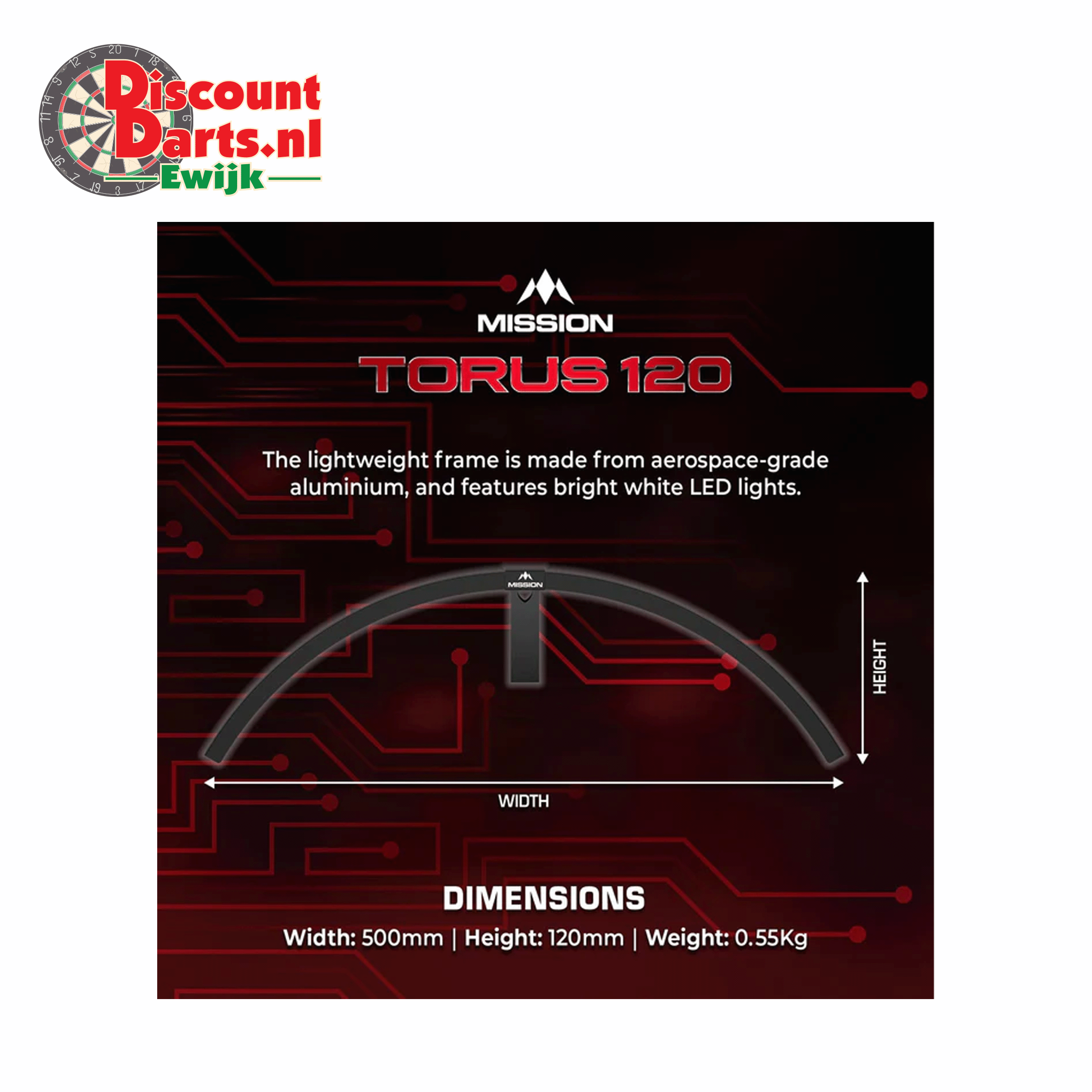 Mission Torus 120° - Lighting System - Bright White LED 