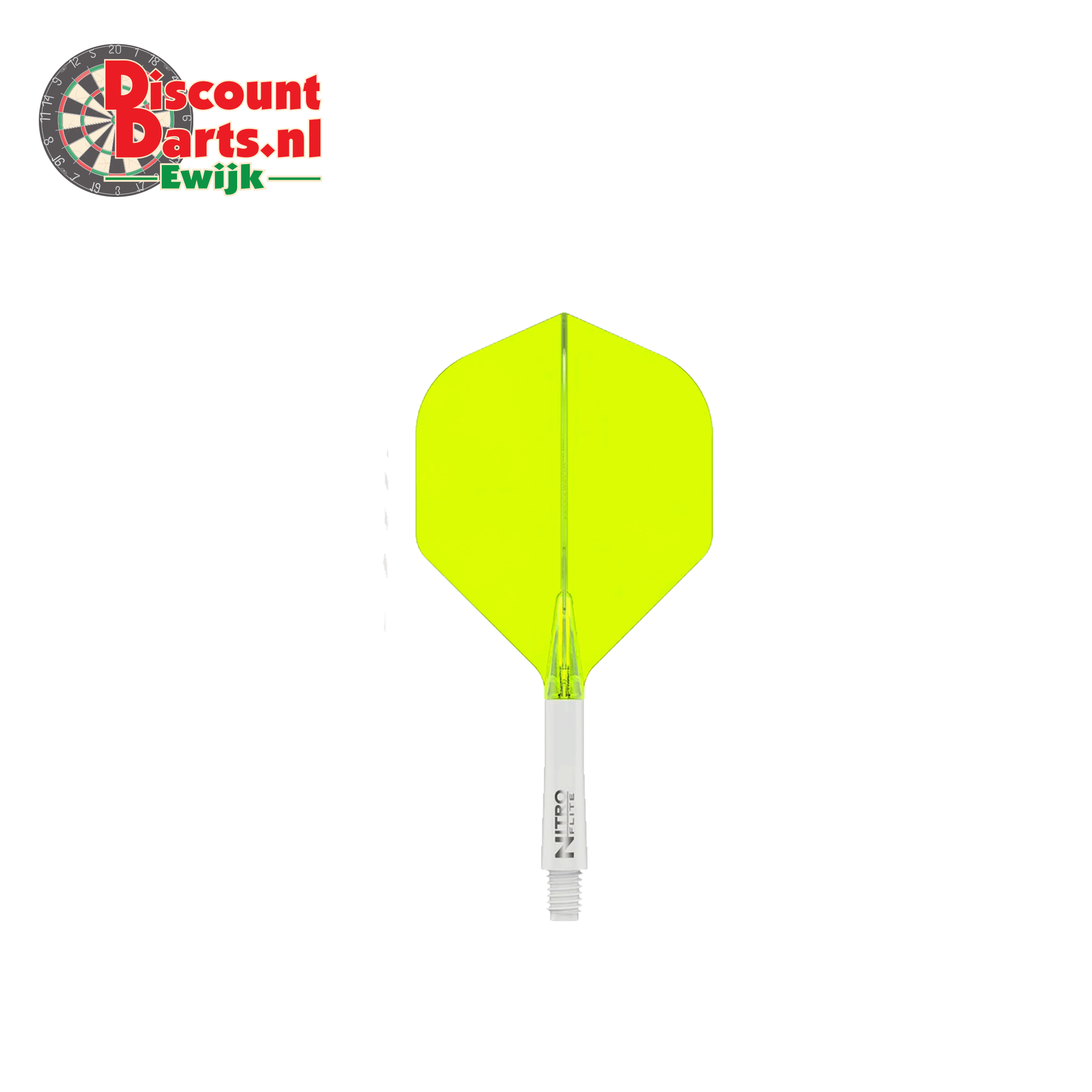 Nitro | Flite | Integrated Flight and Shaft White & Yellow