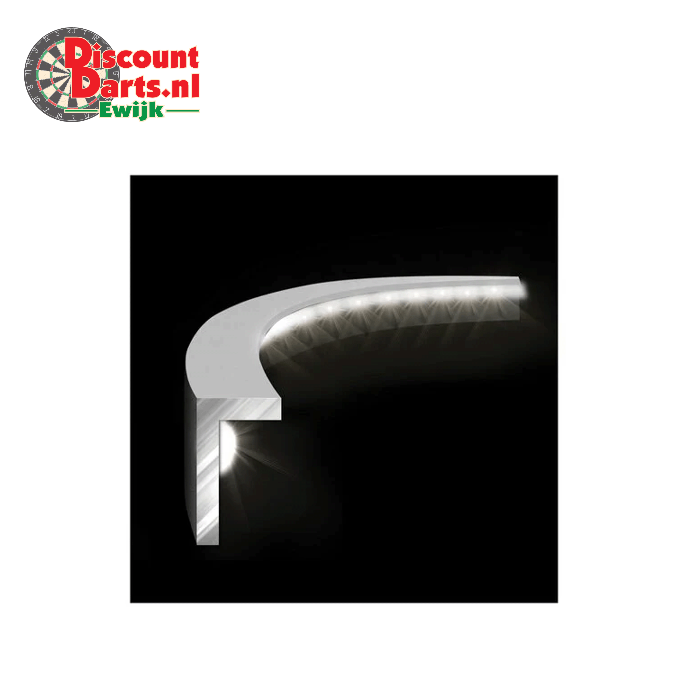 Plasma Ice Dartboard Surround Light & Pro-Line Original White Surround Bundle