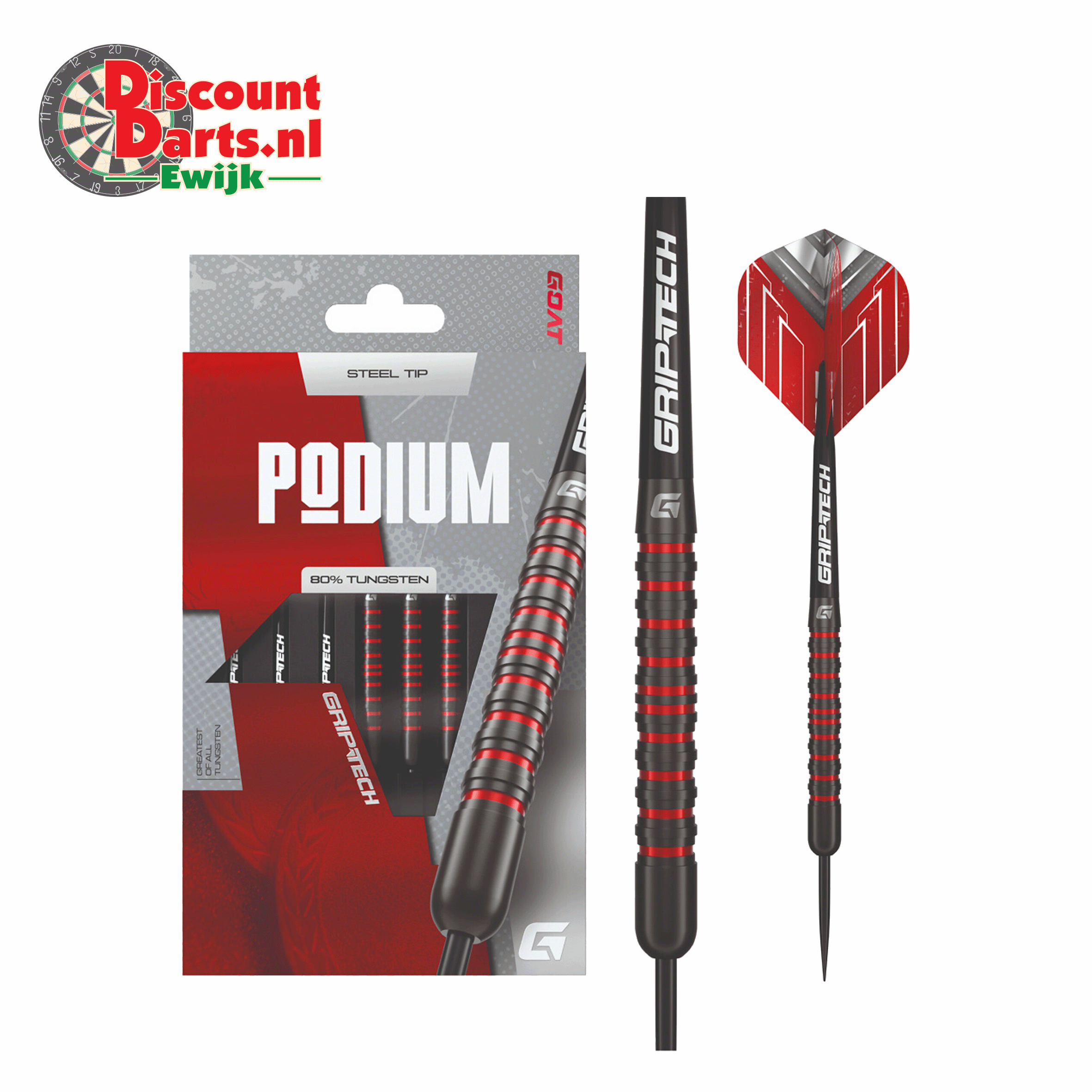 Podium | Black | Red | 80% | 20 Gram