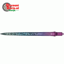 Caliburn EZ EVO Dart Points Steel Tip Laser Lightning Rainbow