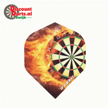 Flaming Dartboard