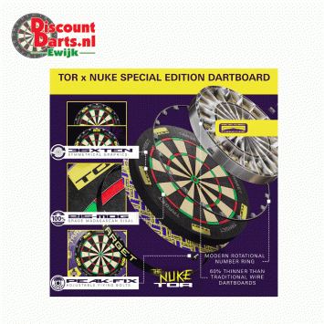 Luke Littler World Champion Edition Dartboard and Surround Bundle